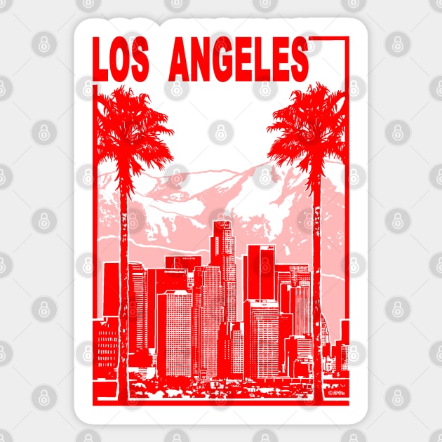 Los Angeles Sticker by NewSignCreation